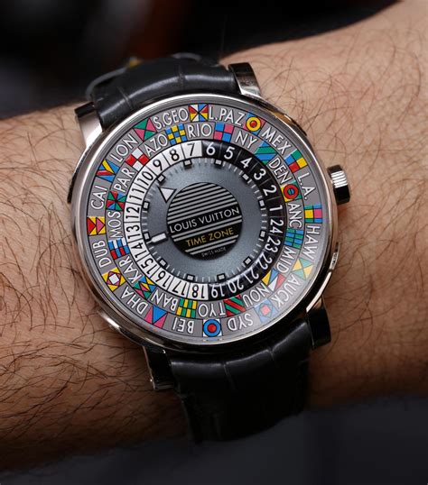 louis vuitton time zone watch|Louis Vuitton Escale Time Zone 39 Watch Review .